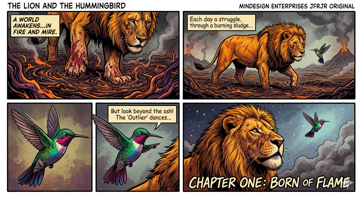 The Lion and The Hummingbird: Chapter One - Born of Flame